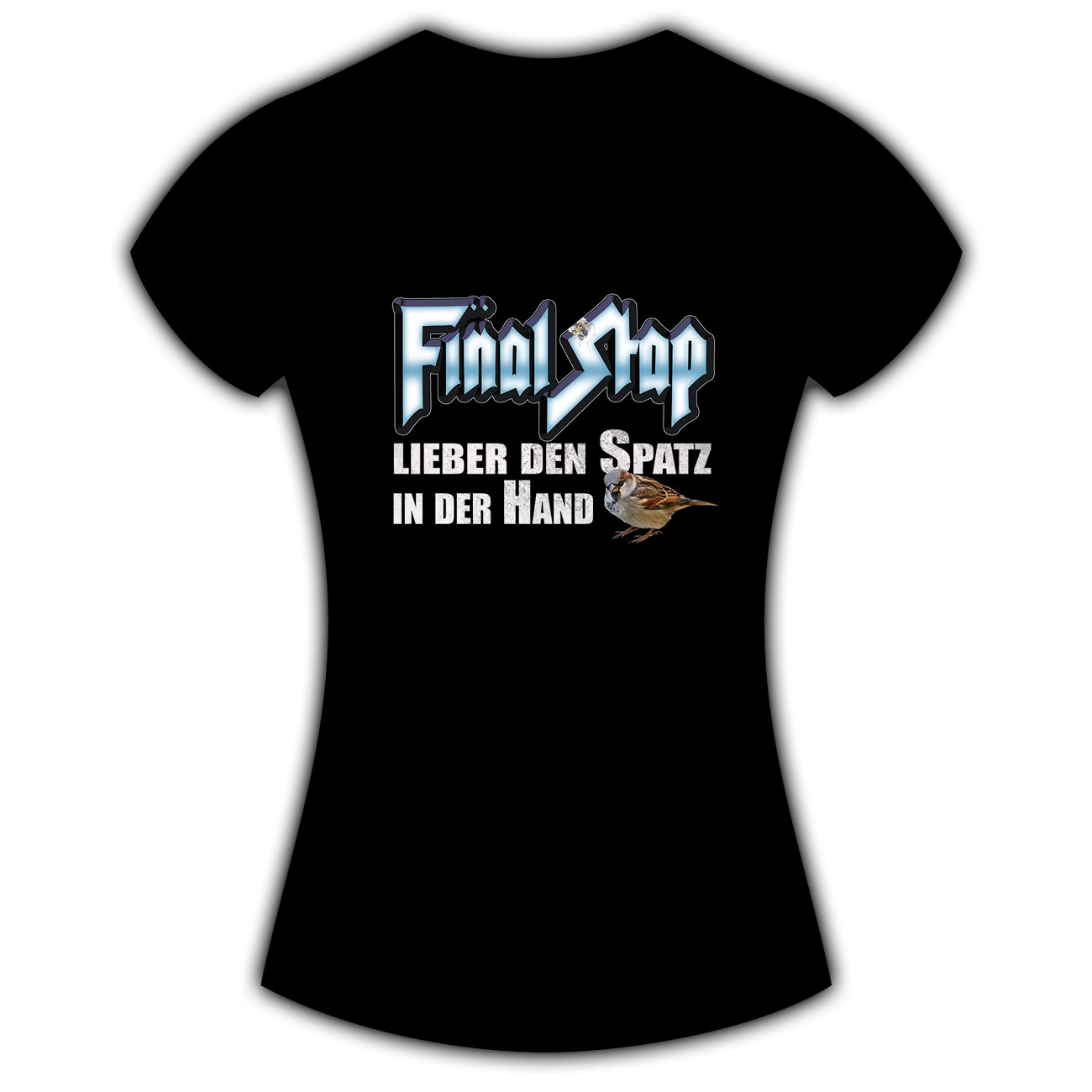Ladies-Shirt Final Stap - Spatz in der Hand